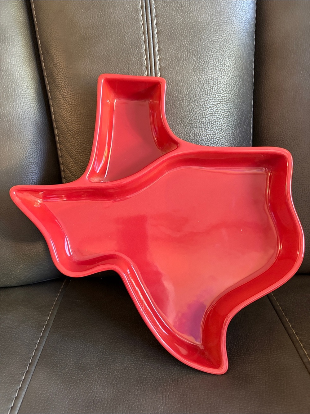 Frankoma Pottery Texas-Shaped Dish